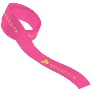 Custom Logo Imprinted Premium Satin Ribbons - 100 Yards