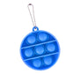 Bulk Key Chain Bubble Fidget Simple Dimple Toy Silicone Safe Stress Relief Toy