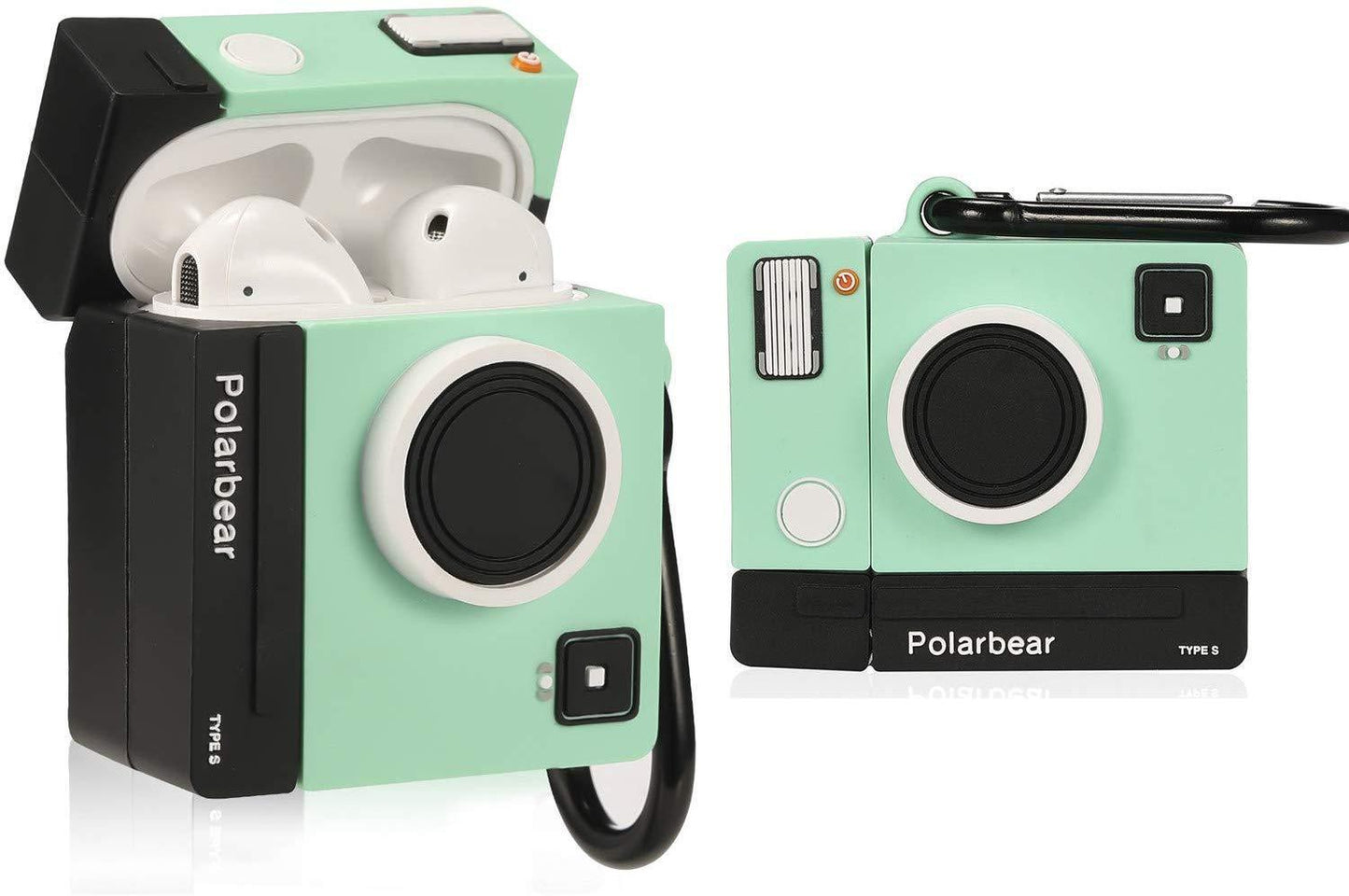 Bulk Airpod 1/2 Case Cover For Lupct Green Camera