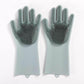 Bulk Magic Silicone Scrubber Rubber Cleaning Gloves, Dusting Dish Washing Pet Care