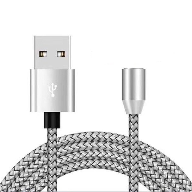 Custom Logo Magnetic Charger Micro USB Cable, Fast Charging Magnet USB Iphone, Type C & Android Heads