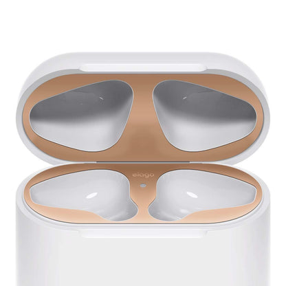 Bulk Metal Dust Guard Protective Case Shell Skin Dustproof Stickers For Apple Airpods