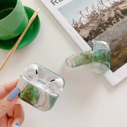Bulk Airpod Pro & Airpod 1/2 Rock Case Cover Green White Rock