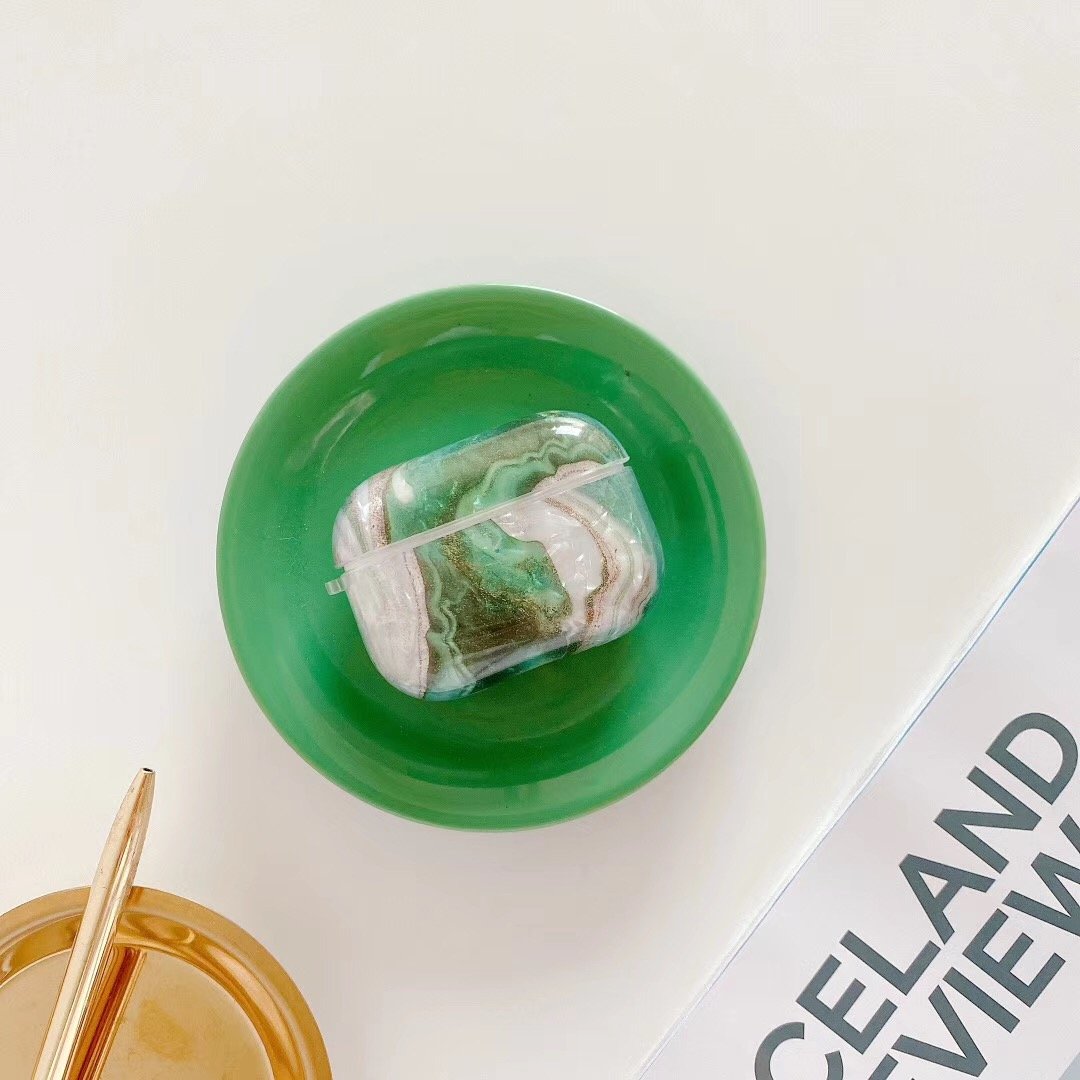 Bulk Airpod Pro & Airpod 1/2 Rock Case Cover Green White Rock