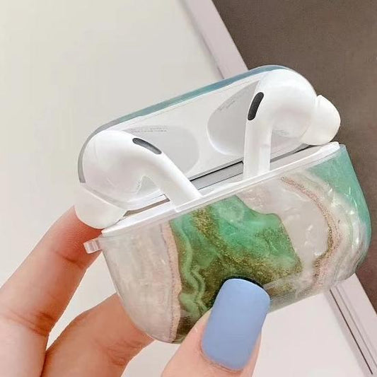 Bulk Airpod Pro & Airpod 1/2 Rock Case Cover Green White Rock