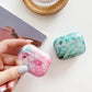 Bulk Airpod Pro & Airpod 1/2 Crystal Tile Case Cover Pink And Green
