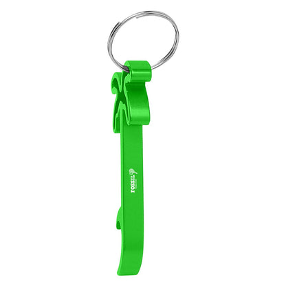 Promotional Custom Logo Plam Tree Bottle Opener Key Ring