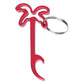 Promotional Custom Logo Plam Tree Bottle Opener Key Ring