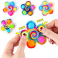 Wholesale Tie Dye Pop Fidget Spinner Toys, Printed Pop Spinners