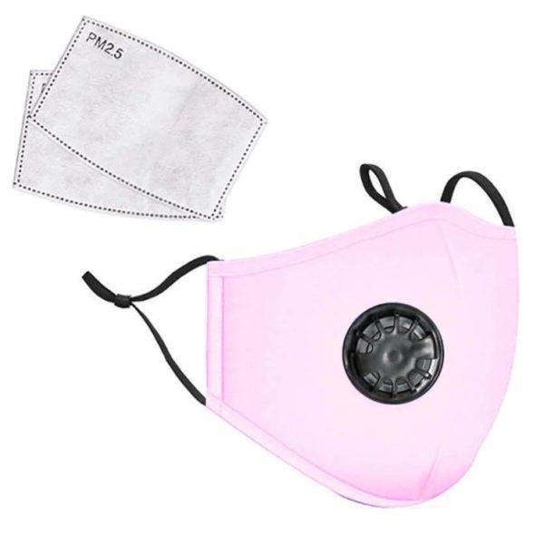 Bulk Fashion PM2.5 Filter Face Mask With Extra Carbon Filter Respirator Mask