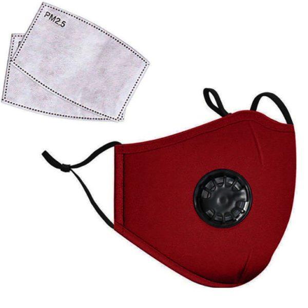Bulk Fashion PM2.5 Filter Face Mask With Extra Carbon Filter Respirator Mask