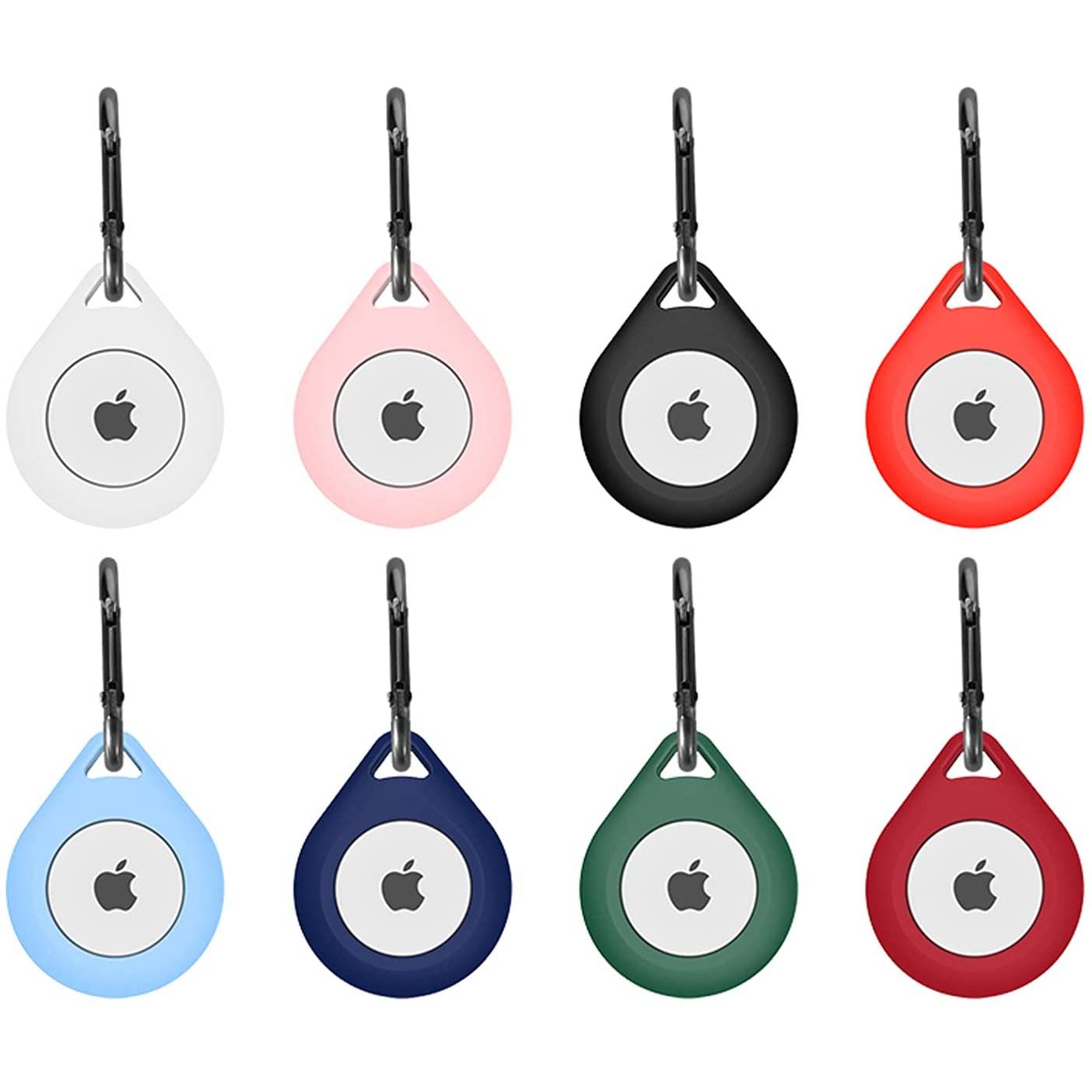 Custom Logo Apple AirTag Case With Carabiner, Promotional AirTag Key Finder Covers