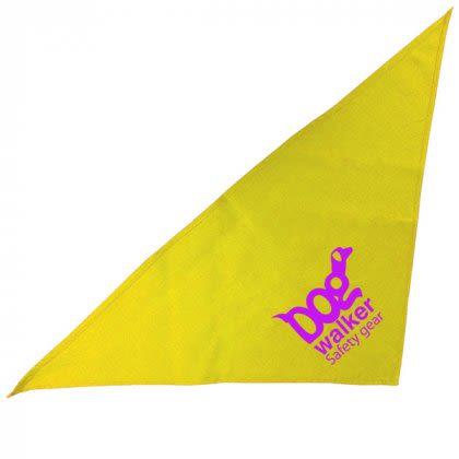 Custom Logo Pet Triangle Bandana, Promotional Bandana For Dogs & Cats