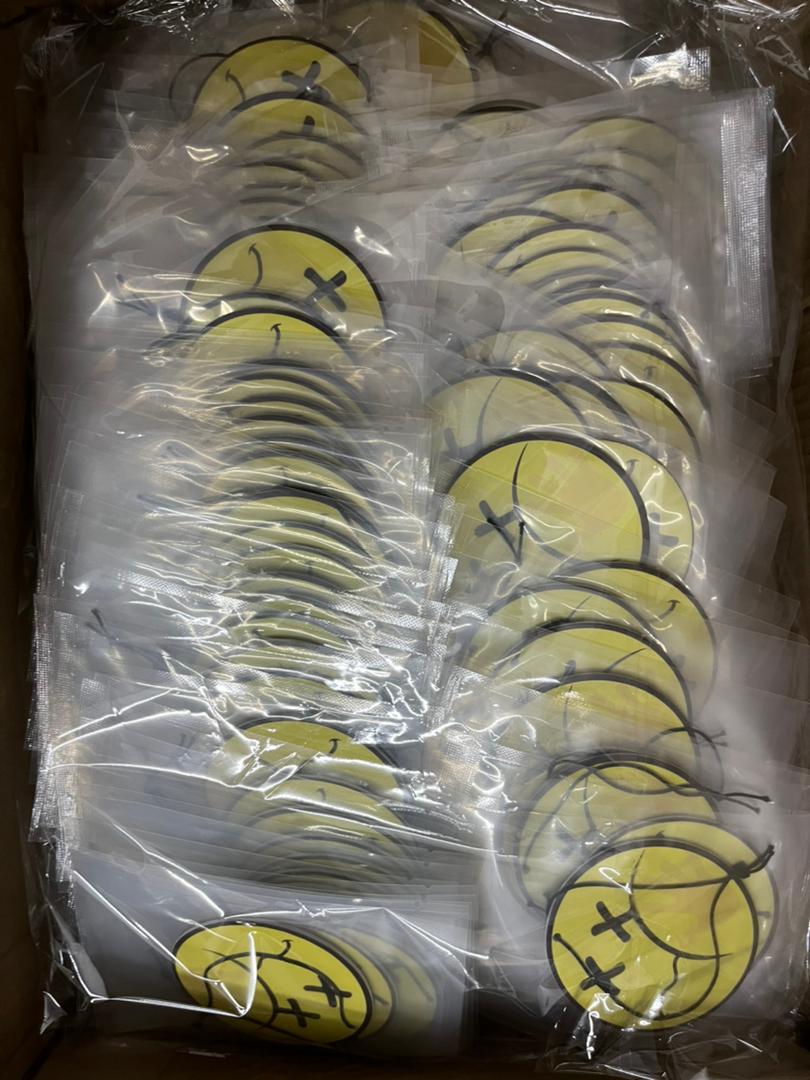 Custom Die Cut Car Air Freshener, Promotional Auto Freshener With Custom Scents And String Colors