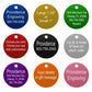 Custom Logo Engraving Pet ID Tags, All Shapes & Colors to Choose From