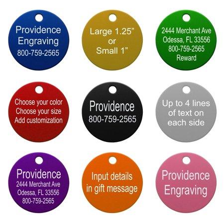 Custom Logo Engraving Pet ID Tags, All Shapes & Colors to Choose From