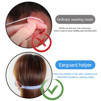 Custom Logo Printed Face Mask Ear Savers