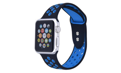 Wholesale Breathable Silicone Sport Band for Apple Watch Series 1, 2, 3, 4, 5 and Sport