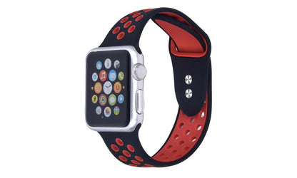 Wholesale Breathable Silicone Sport Band for Apple Watch Series 1, 2, 3, 4, 5 and Sport