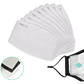 Bulk PM2.5 Activated Carbon Filter Mask Inserts 5 layers - 100 Pack