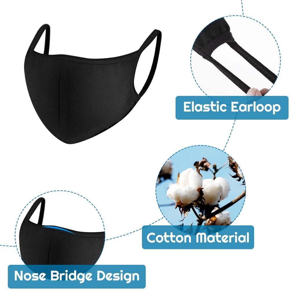 Bulk Cotton Face Mask Protects From Dust, Pollution And Cold - 2 Ply