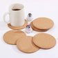 Custom Logo Cork Coaster, Heat Resistant Promotional Tea or Coffee Coaster