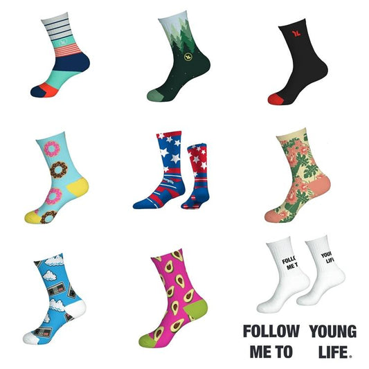 Fundraising 3D Printed Socks Fully Printed Custom Socks For Fundraising