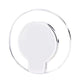 Custom Logo Cellphone Wireless Charger Promotional Clear Glass Led Charging Pad - 10W
