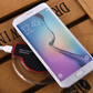 Custom Logo Cellphone Wireless Charger Promotional Clear Glass Led Charging Pad - 10W