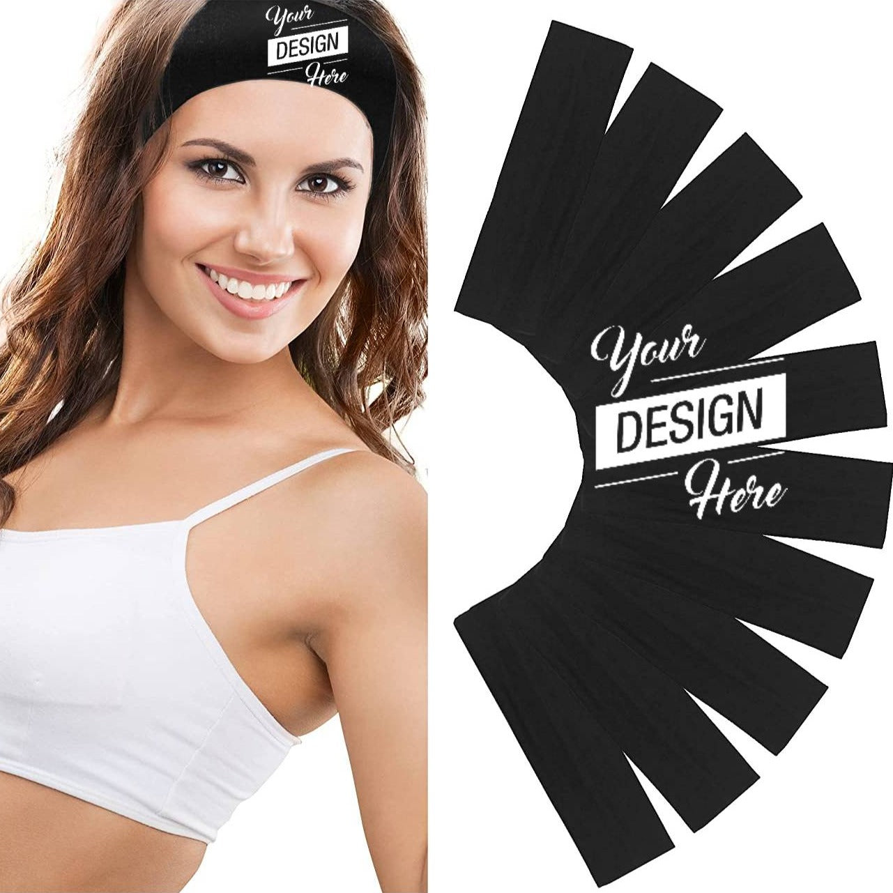 custom logo headbands