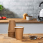 Custom Single Wall Paper Cups In All Sizes, Logo or Design Paper Cups Recyclable - Brown