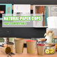 Custom Single Wall Paper Cups In All Sizes, Logo or Design Paper Cups Recyclable - Brown