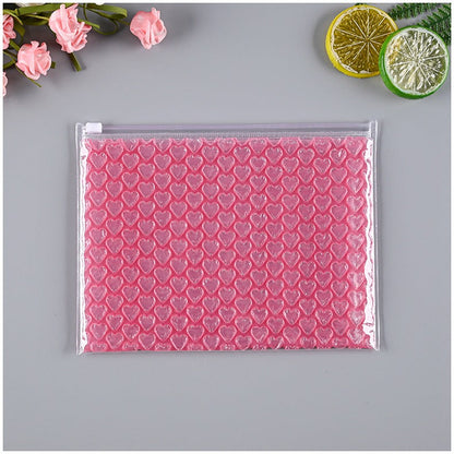 Custom Zipper Cosmetic Bubble Bags, Logo Printed Bubble Bags Promotional Cosmetic Pouch