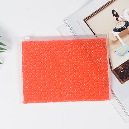 Custom Zipper Cosmetic Bubble Bags, Logo Printed Bubble Bags Promotional Cosmetic Pouch