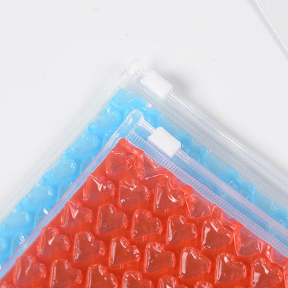 Custom Zipper Cosmetic Bubble Bags, Logo Printed Bubble Bags Promotional Cosmetic Pouch