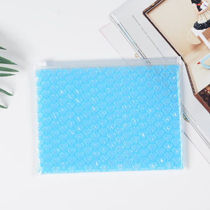 Custom Zipper Cosmetic Bubble Bags, Logo Printed Bubble Bags Promotional Cosmetic Pouch