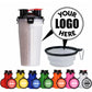 Promotional Custom Logo 2 In 1 Pet Travel Water And Food Bottle With Foldable Pet Bowl