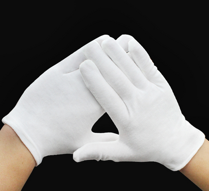 Custom Logo Cotton Gloves Protects From Dust, Pollution And Cold - Washable & Reusable