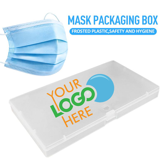 Custom Logo Mask Case, Face Mask Carry Box Container