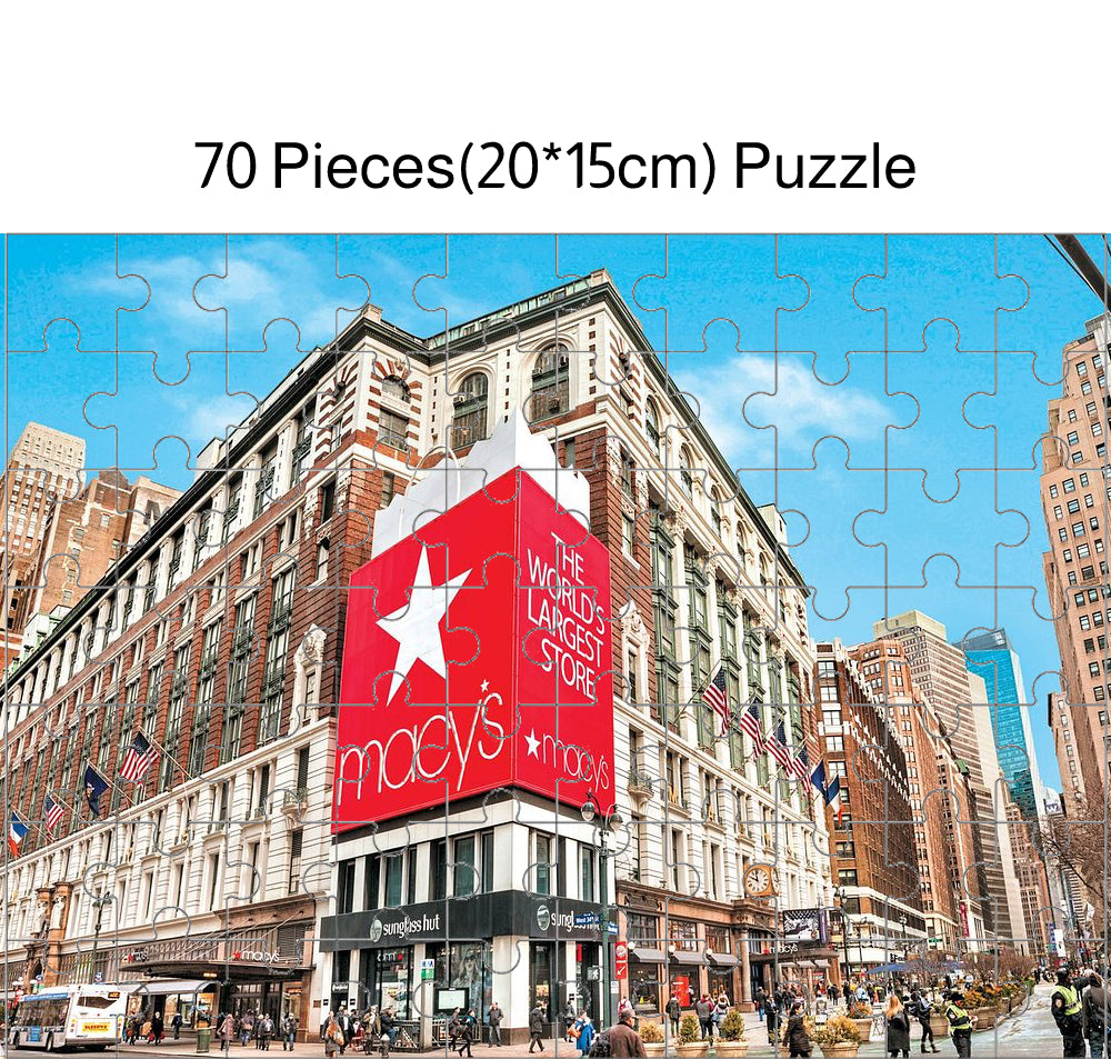 Custom Logo Puzzles Promotional Business Logo or Photo Printed Puzzles