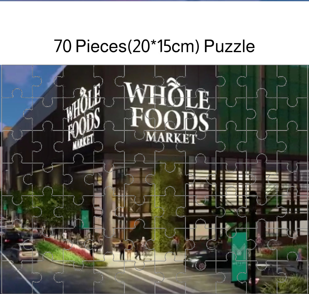 Custom Logo Puzzles Promotional Business Logo or Photo Printed Puzzles