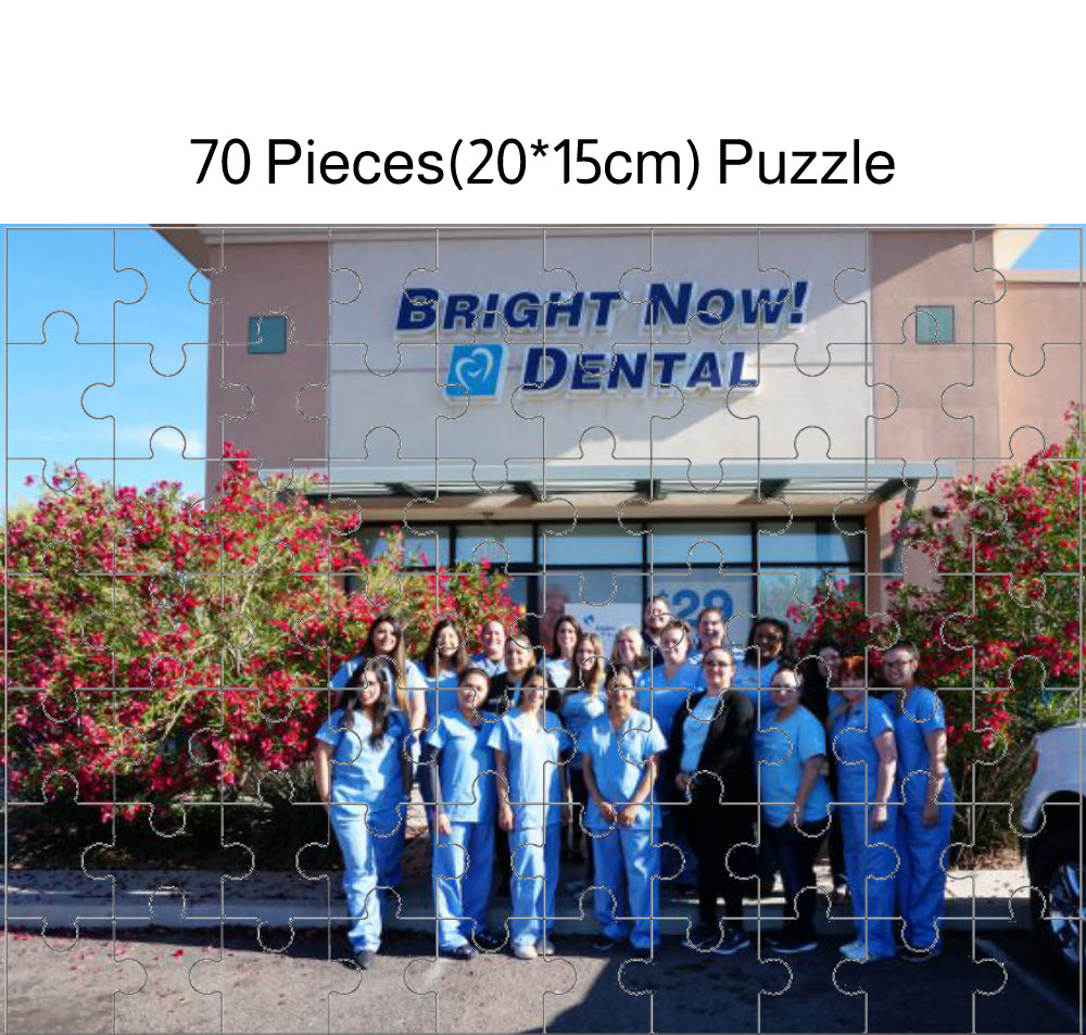 Custom Logo Puzzles Promotional Business Logo or Photo Printed Puzzles