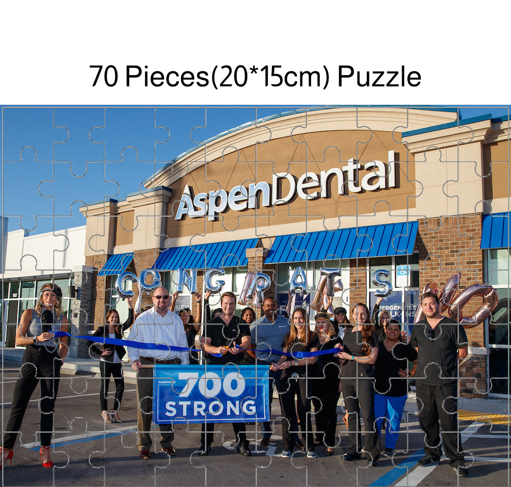 Custom Logo Puzzles Promotional Business Logo or Photo Printed Puzzles