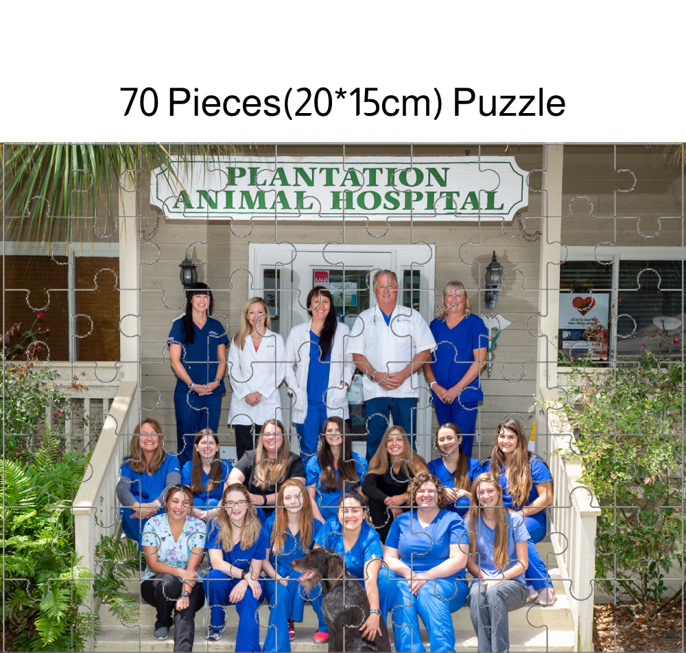 Custom Logo Puzzles Promotional Business Logo or Photo Printed Puzzles