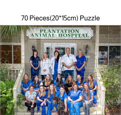 Custom Logo Puzzles Promotional Business Logo or Photo Printed Puzzles