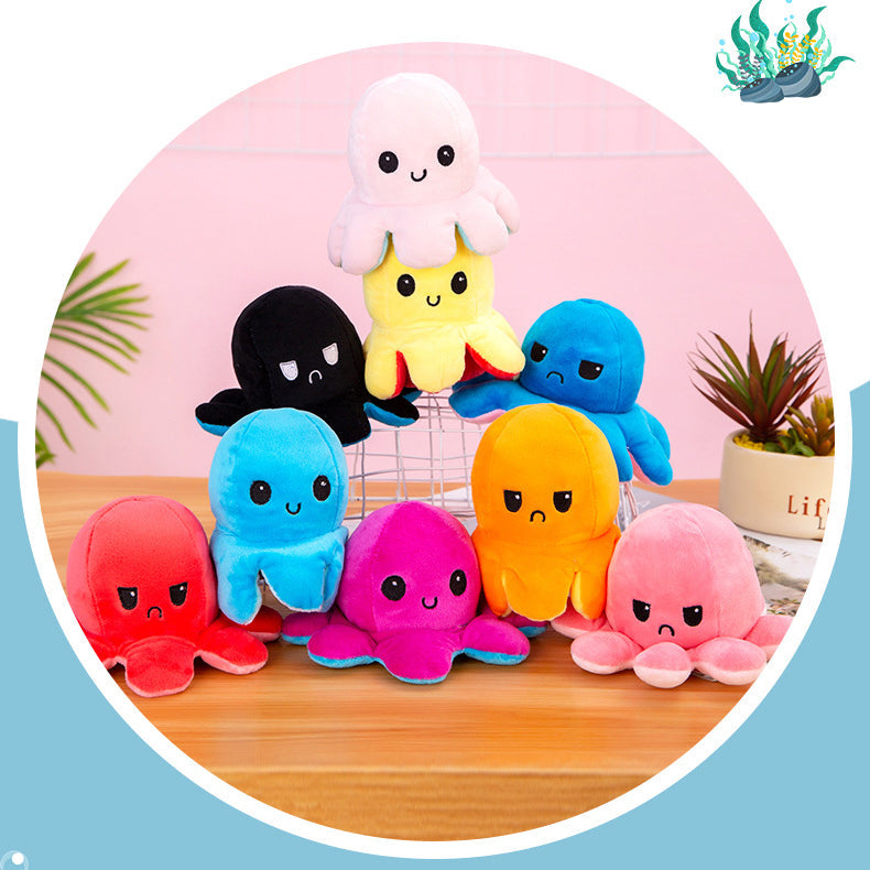 Custom Logo Reversible Octopus, Promotional Flip Mood Octopus