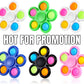 Custom Pop Fidget Spinners, Promotional Push Fidget Spinner With Your Logo - HOT!