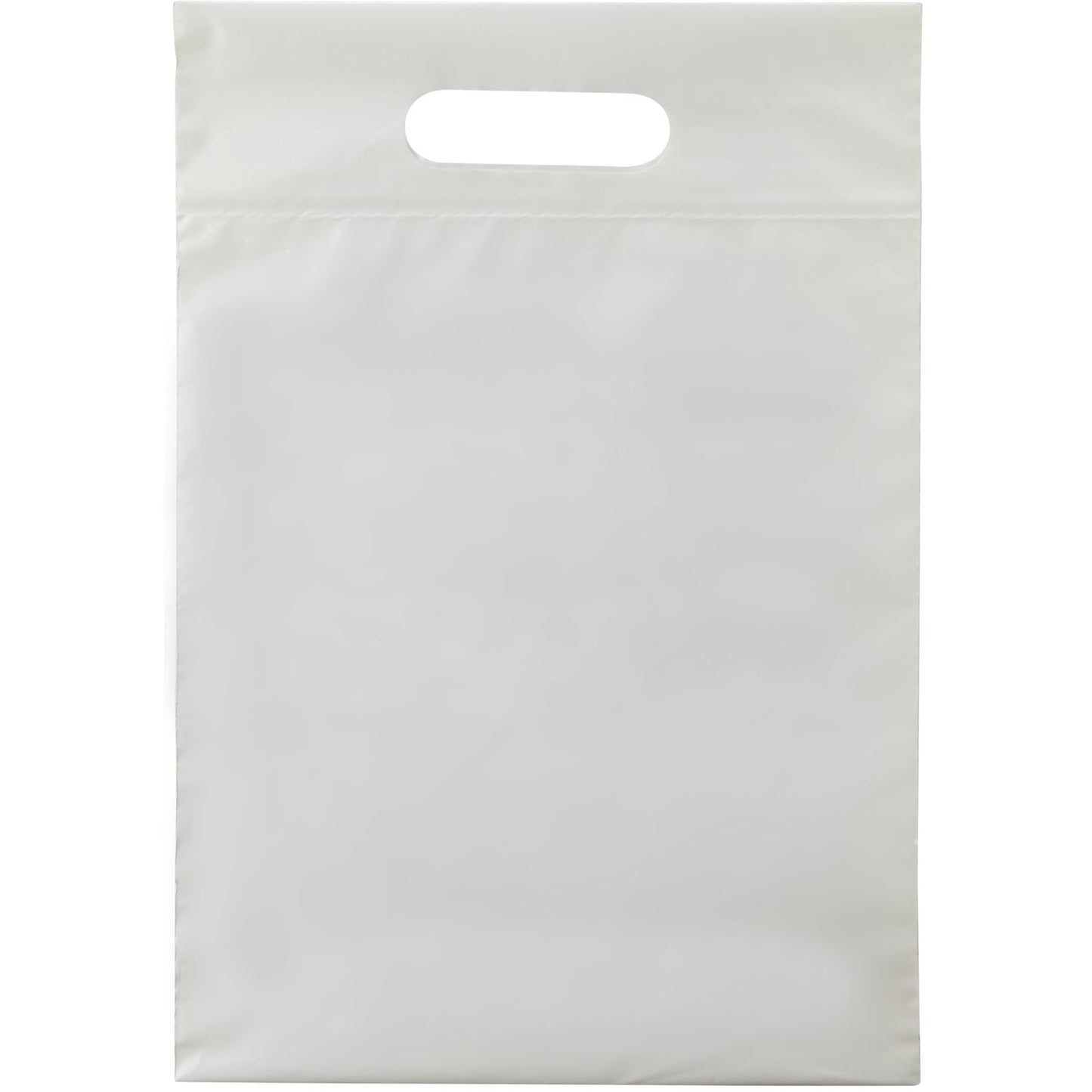Custom Shopping Bags Logo Plastic Die Cut Handle Bags in All Colors