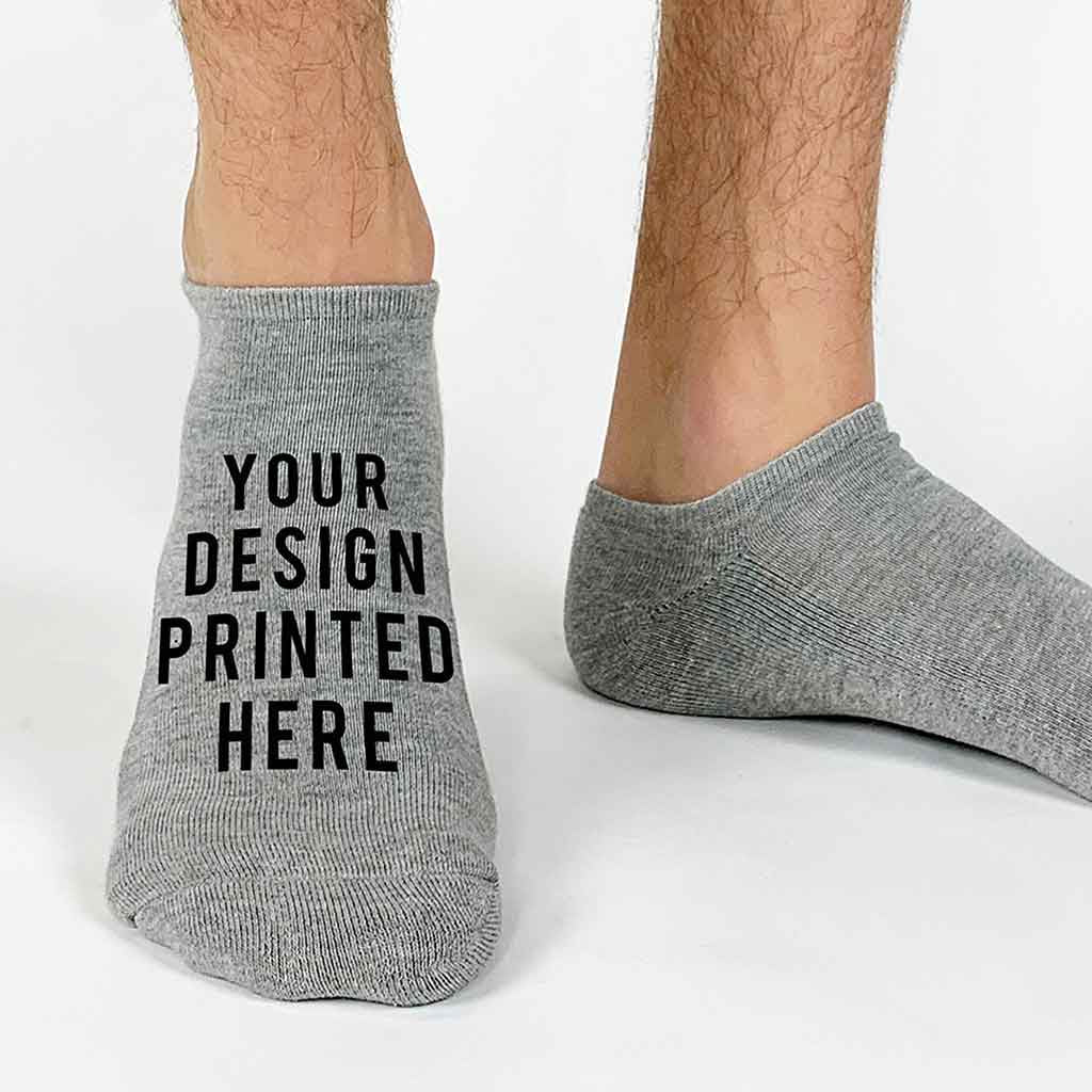 Custom Logo Toe Socks Printed Promotional Toe Socks One Size Fits All
