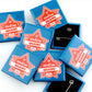 Custom Square Buttons Promotional Square Buttons For Promoting Your Business, Organization and Events
